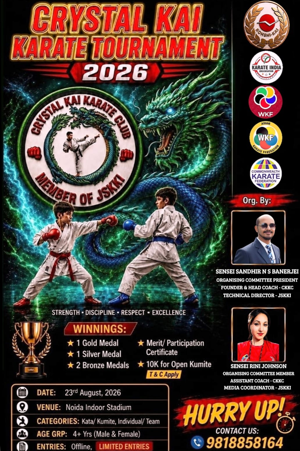 Crystal Kai Karate Tournament 2026